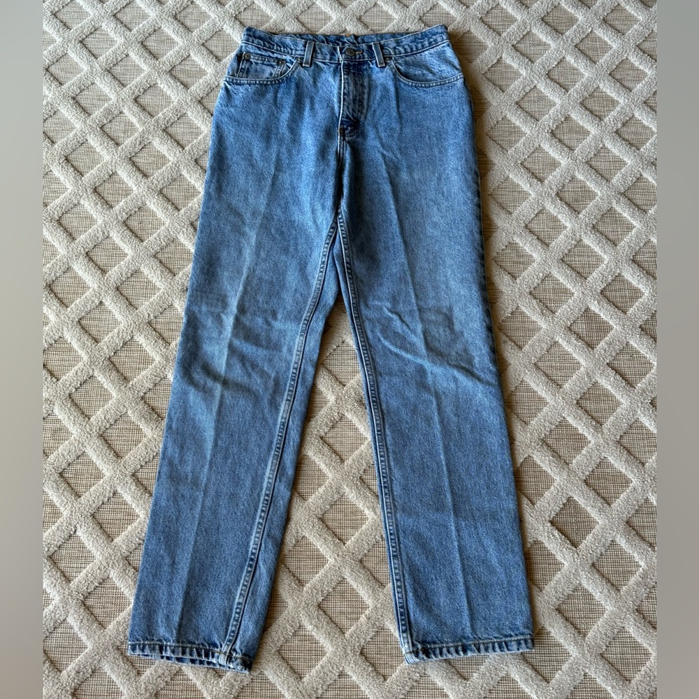 Vintage Y2K 90’s Polo Ralph Lauren Light Blue Jeans Size 8 X 31 Retro Streetwear